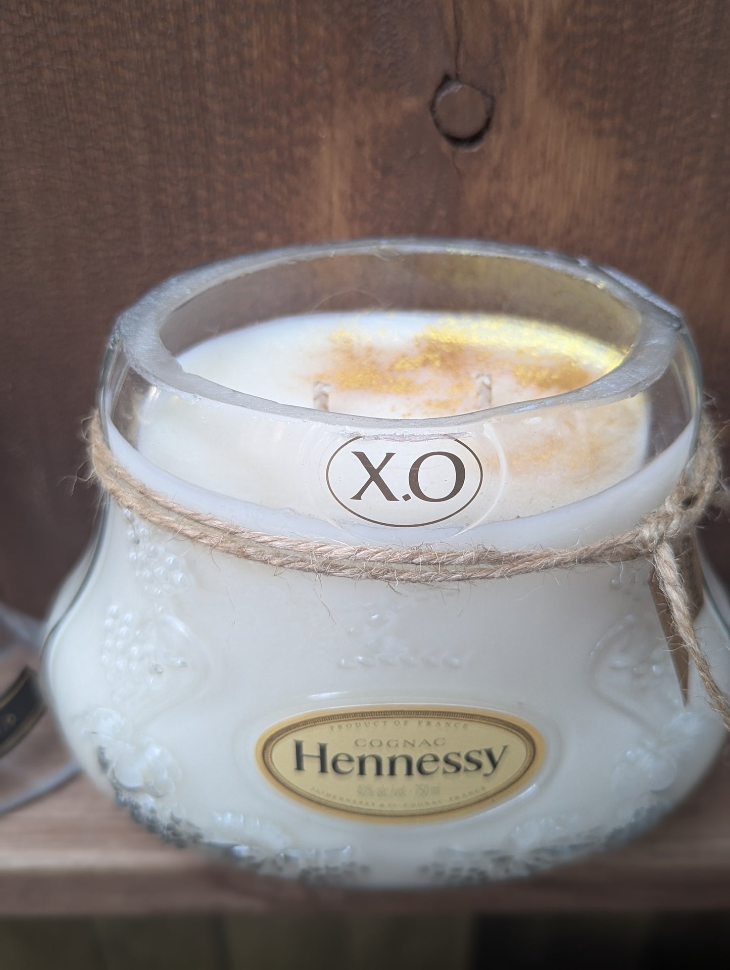 Cognac candle