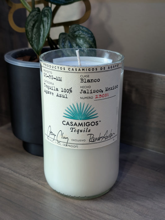 Tequila Bottle Soy Candle